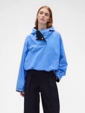 Light Blue Women's Anorak Bomber Jacket